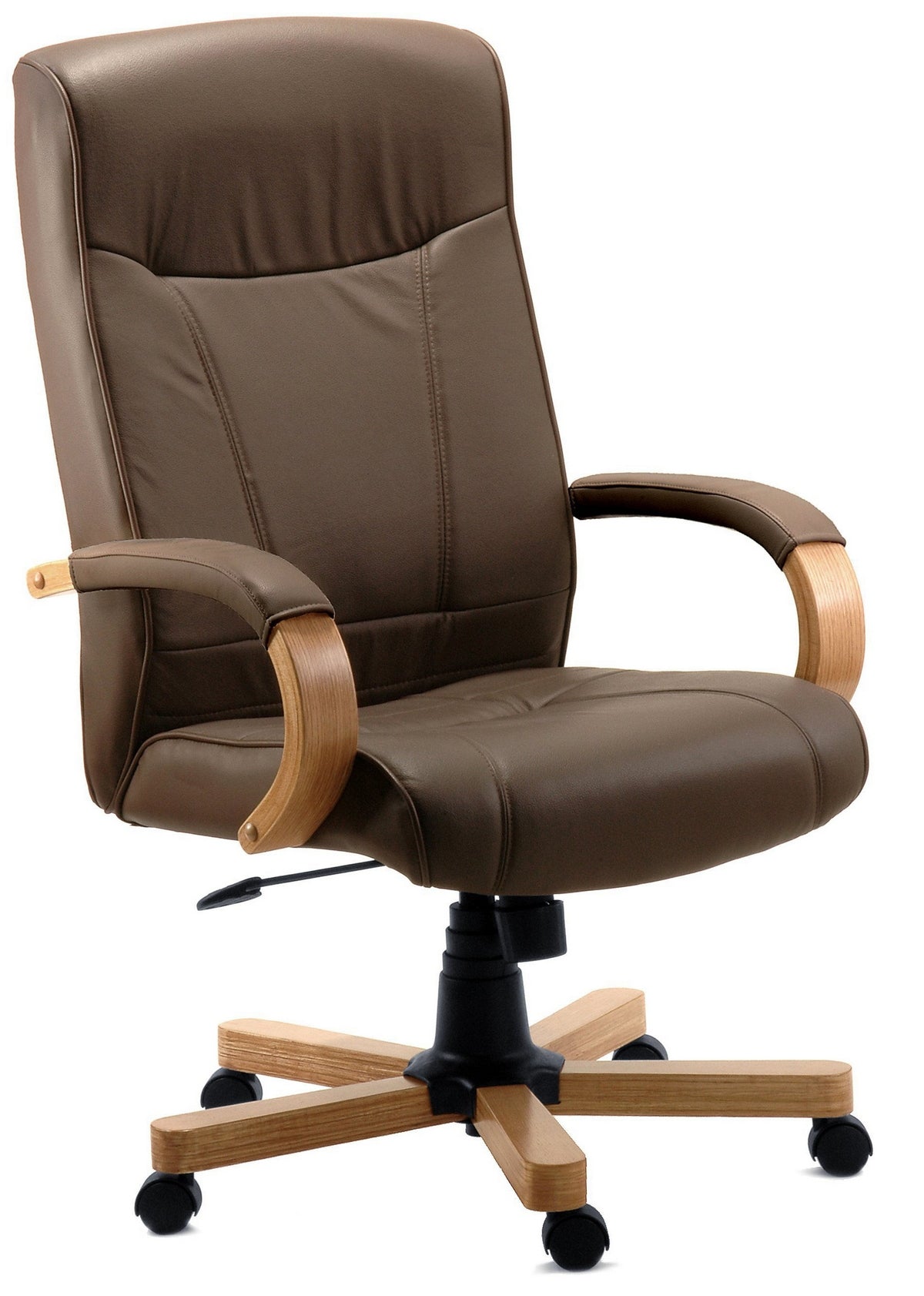 Brown Leather Executive Chair - RICHMOND